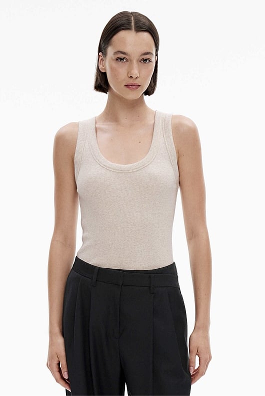 Cotton Scoop Neck Tank