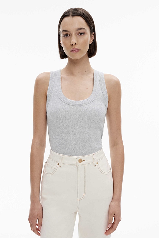 Cotton Scoop Neck Tank