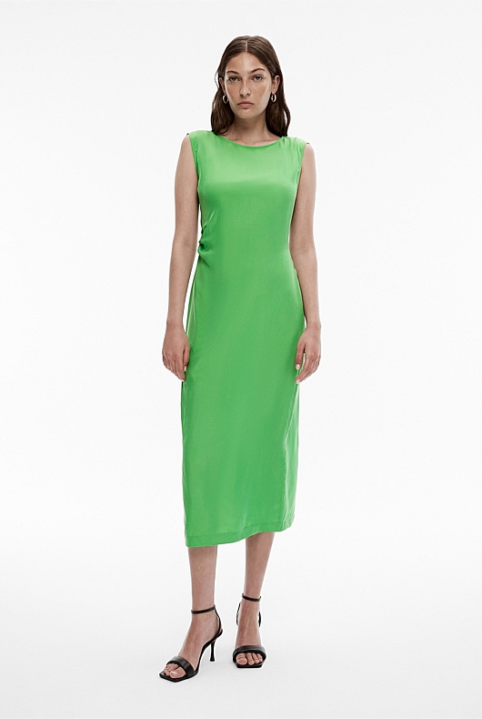 Cupro Sheath Dress