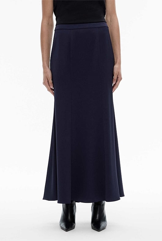 Maxi Godet Skirt