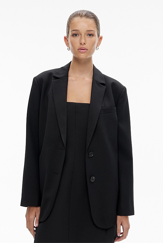 Boxy Single-Breasted Blazer