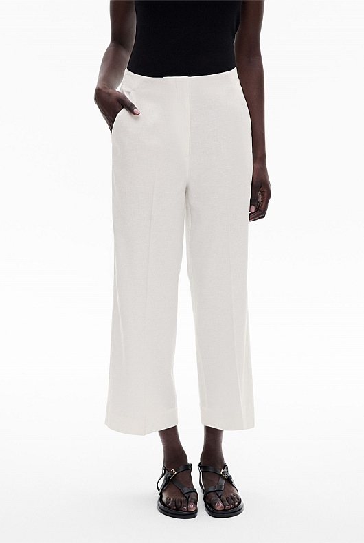 Linen Crop Pant