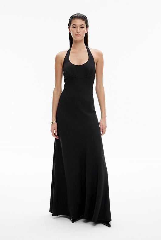 Maxi Tie Halter Dress