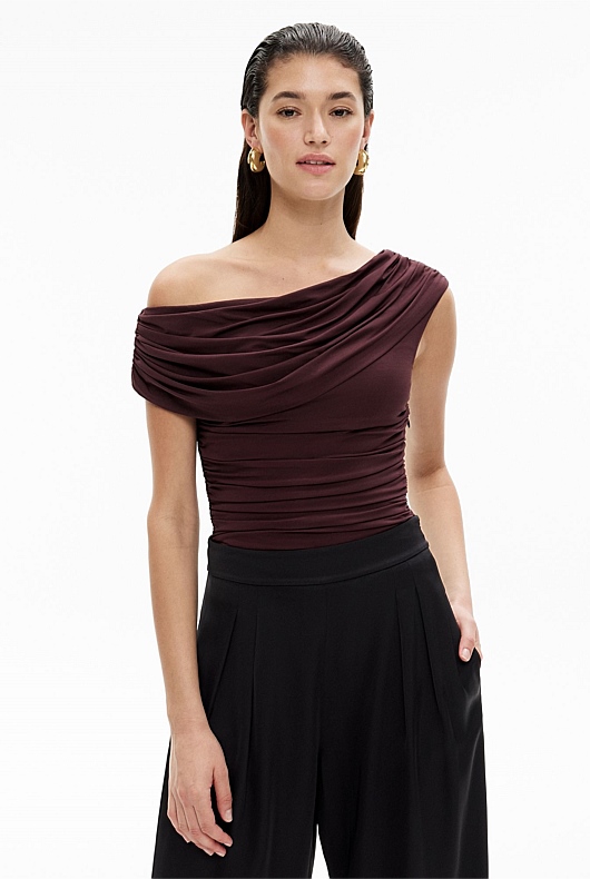 Drape Asymmetric Top