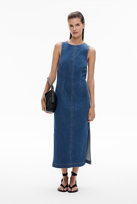 Midi Denim Dress