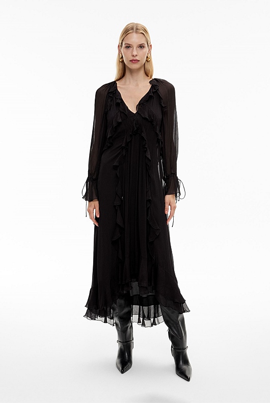 Ruffle Maxi Dress