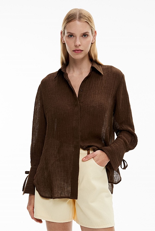 Tie Cuff Shirt