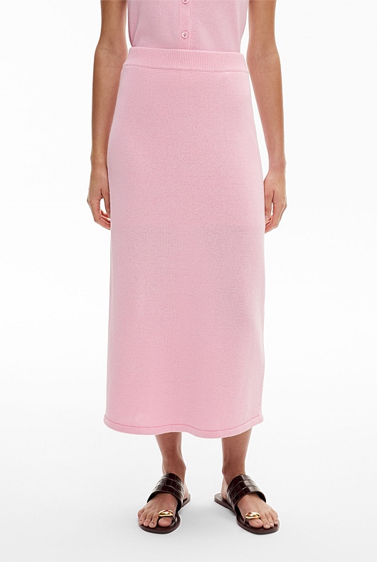 Longline Knit Skirt