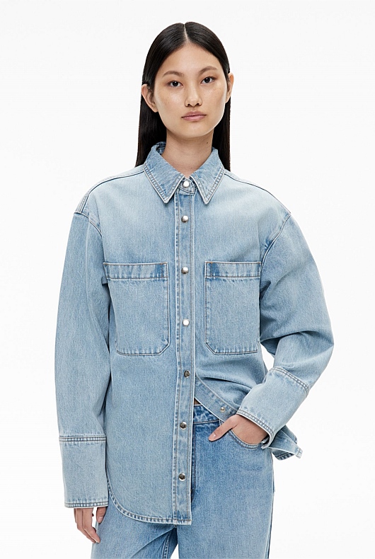 Denim Snap Shirt