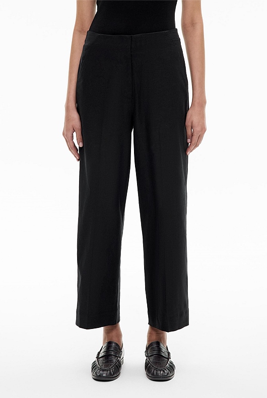 Linen Crop Pant