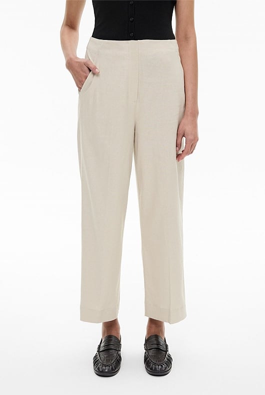 Linen Crop Pant