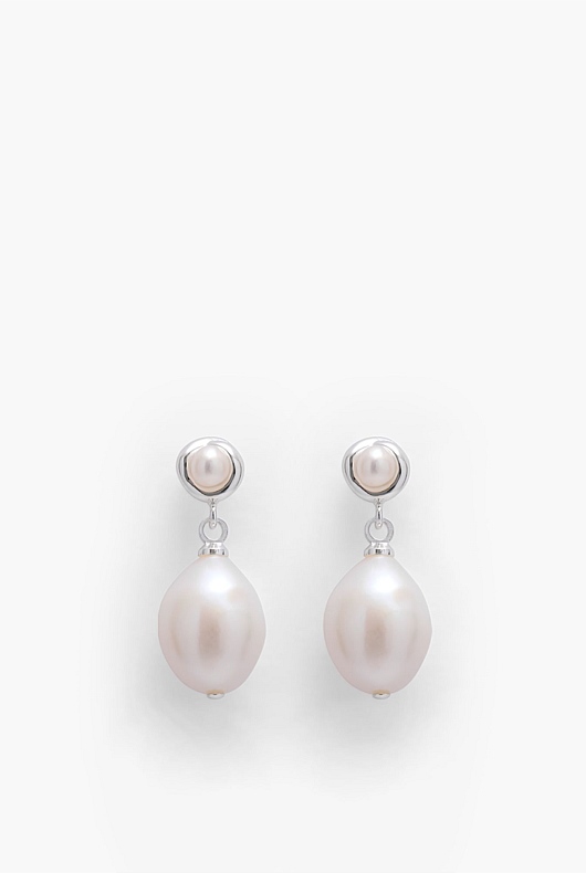 Lena Pearl Drop Earrings