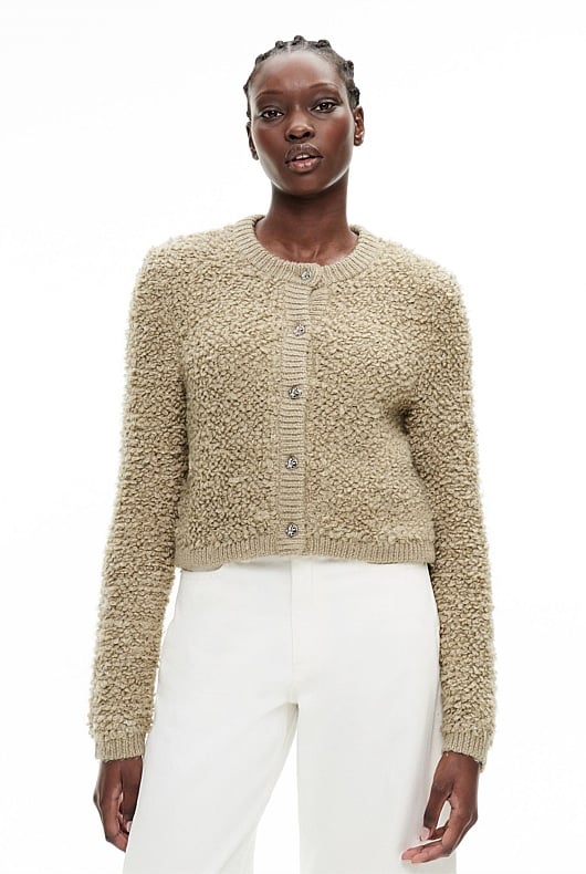 Textured Button Cardigan