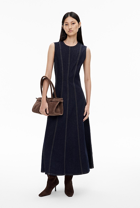 Denim Seam Dress