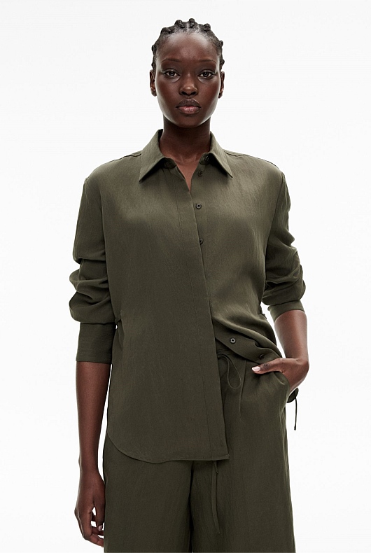 Cinched Waist Shirt