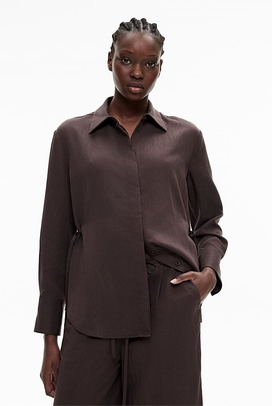 Cinched Waist Shirt