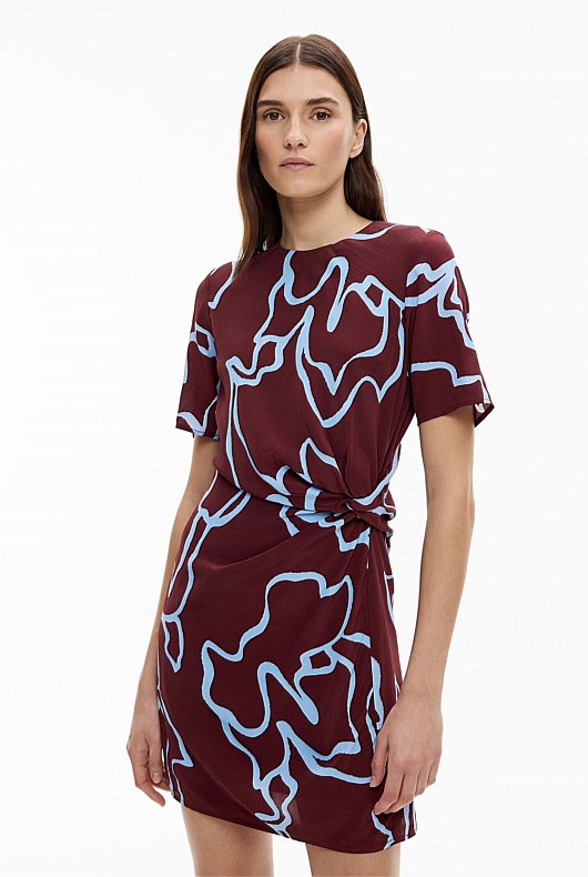 Knot Detail Mini Dress