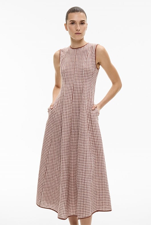 Linen Seam Dress