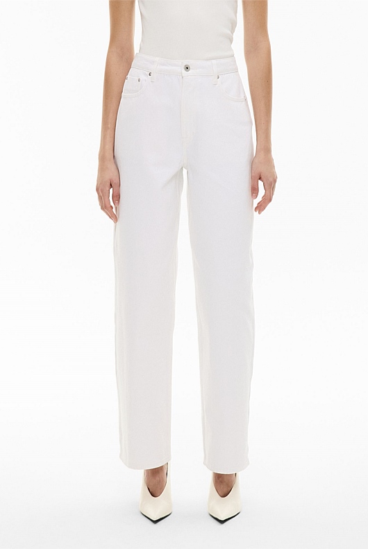 Zip Denim Jeans