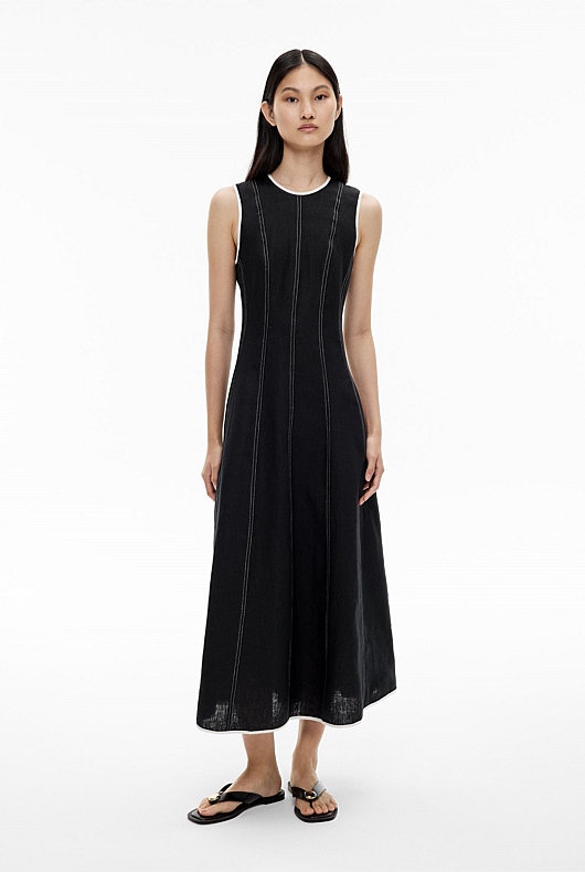 Linen Seam Dress
