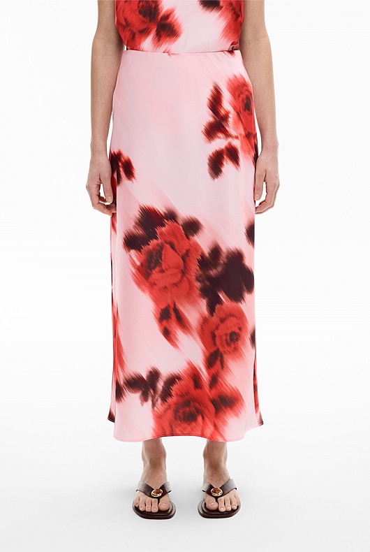 Bias Midi Skirt