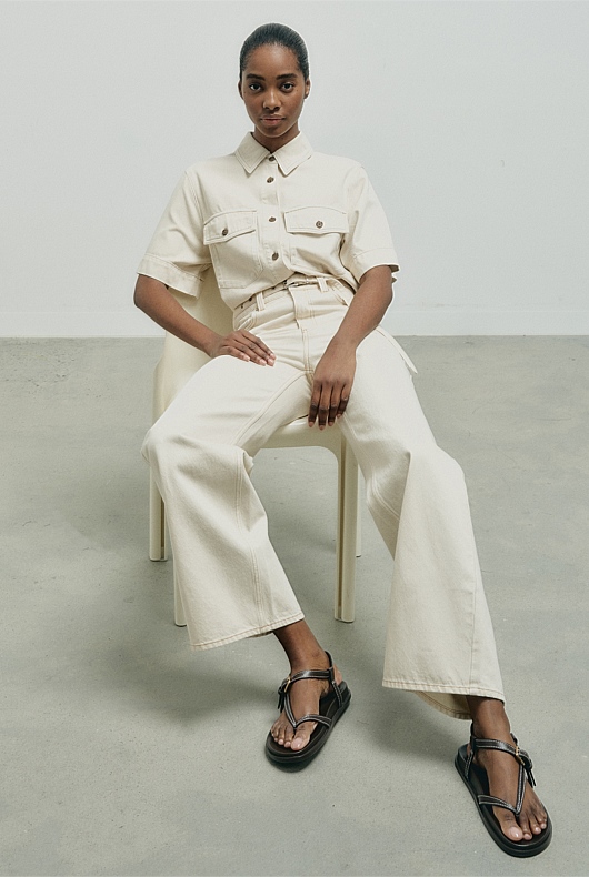 Patch Pocket Denim Shirt