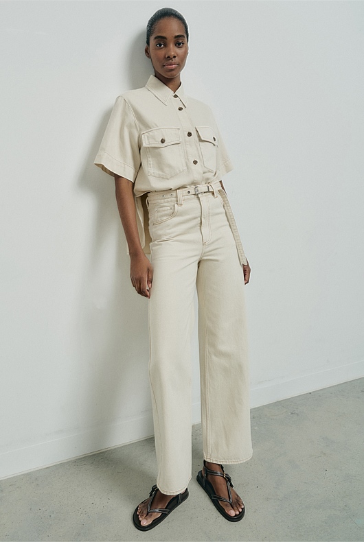 Belt Detail Jeans