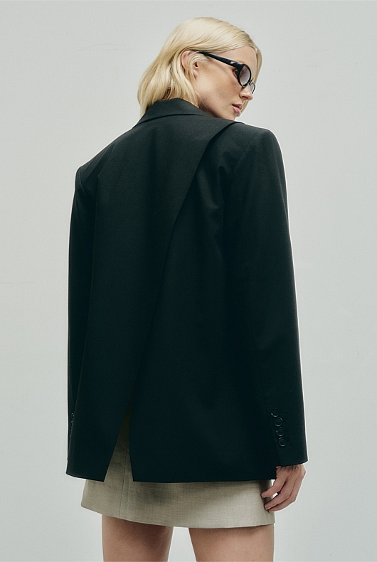 Cross Back Blazer