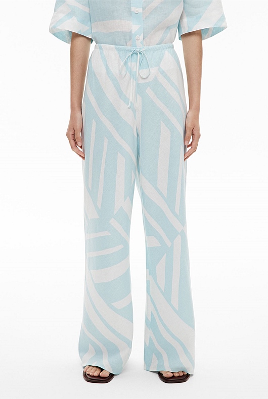 Bias Linen Pants