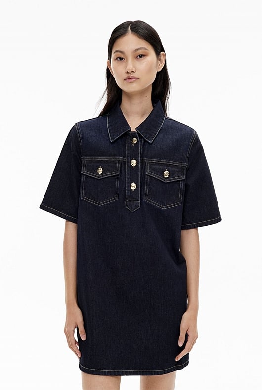Denim Tee Dress