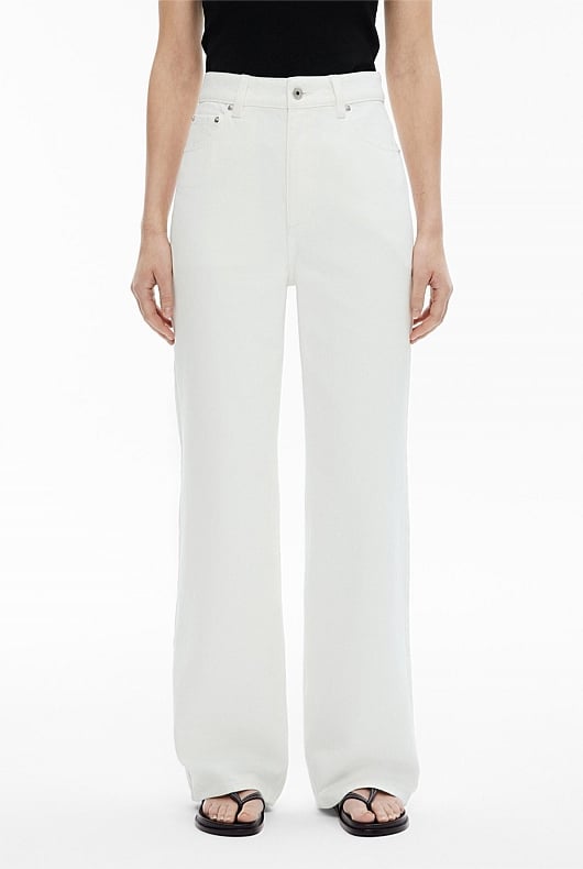 Button Detail Jeans