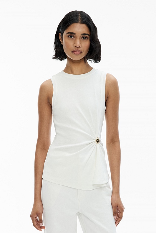 Trim Detail Tank Top