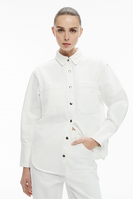 Denim Snap Shirt