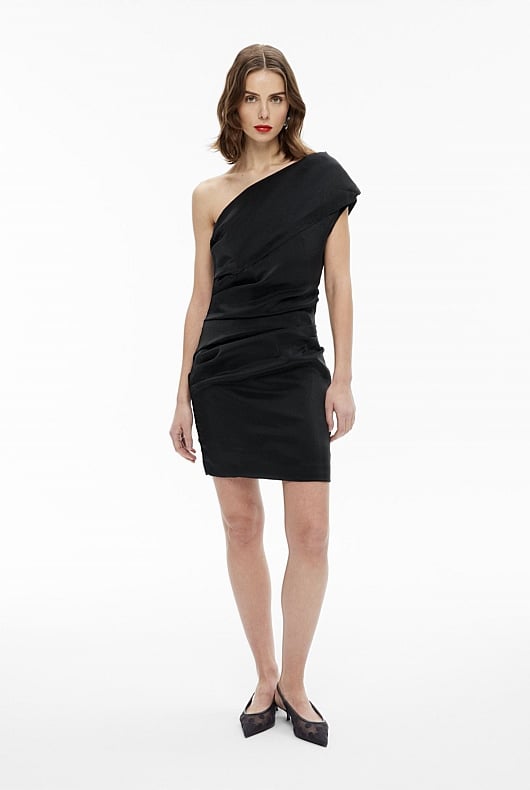 Drape Overlay Dress