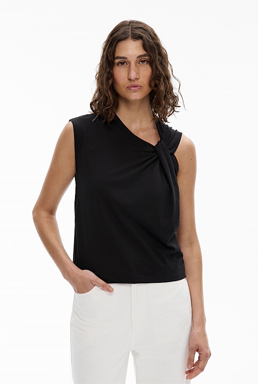 Twist Shoulder T-Shirt