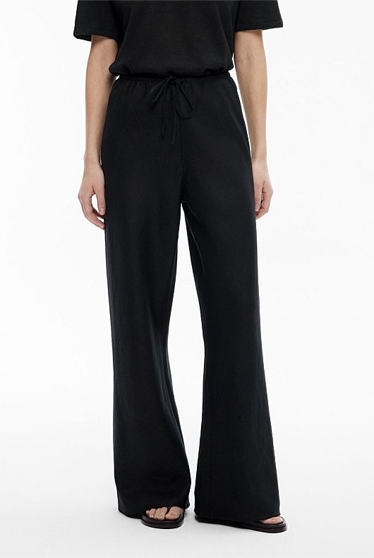 Bias Linen Pants