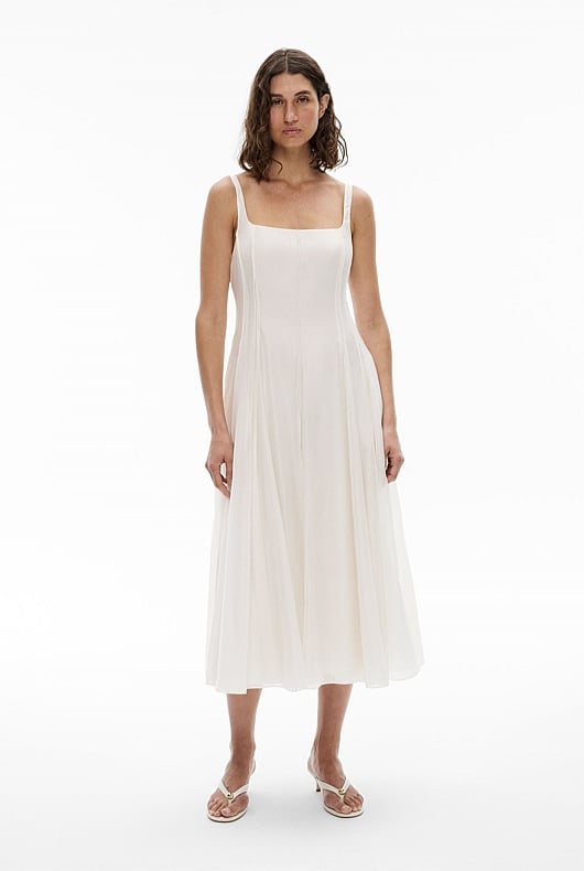 Seam Godet Dress