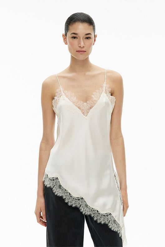 Asymmetrical Lace Camisole