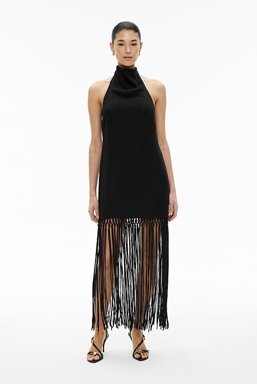 Fringe Hem Dress