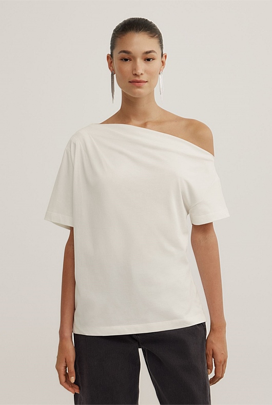 Asymmetric Relaxed T-Shirt