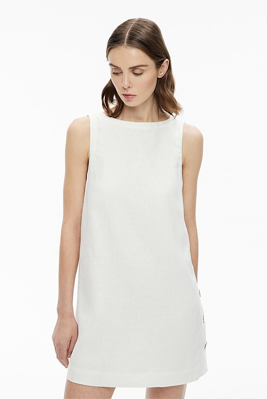 Button Side Dress