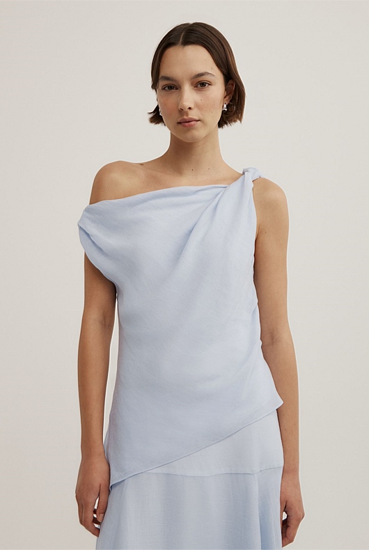 Sheer Drape Top