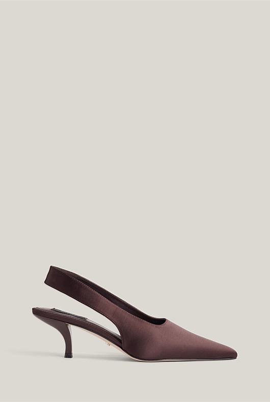 Fleur Satin Heels