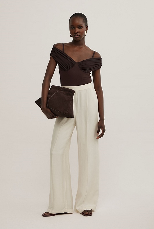 Flat Front Pants
