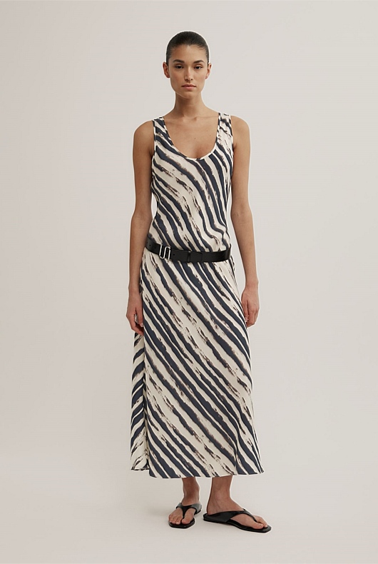 Scoop Cupro Dress