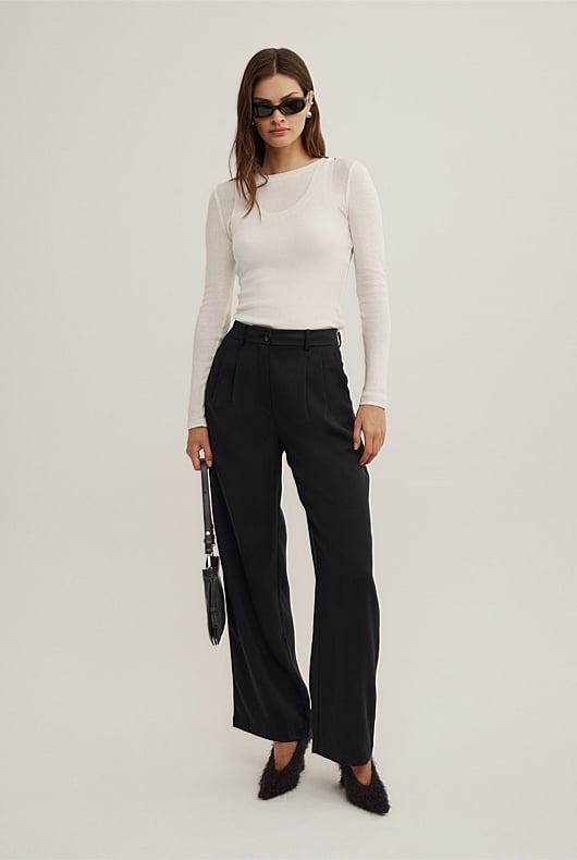 Long Sleeve Overlay Top