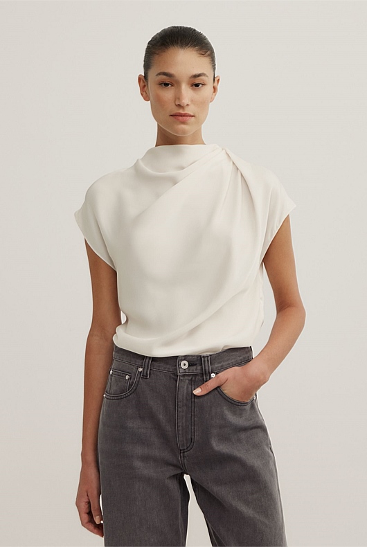 Tuck Shoulder Top