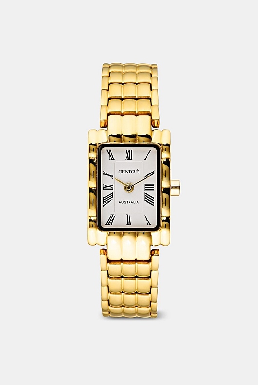Mila Watch | White | 18k Gold