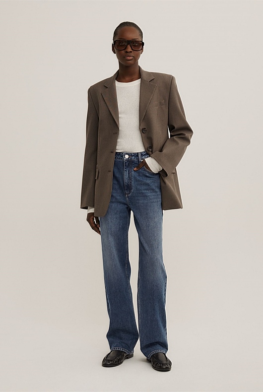 Full Length Straight Jeans