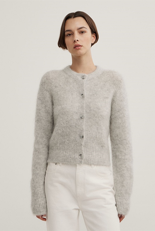 Fluffy Crew Cardigan